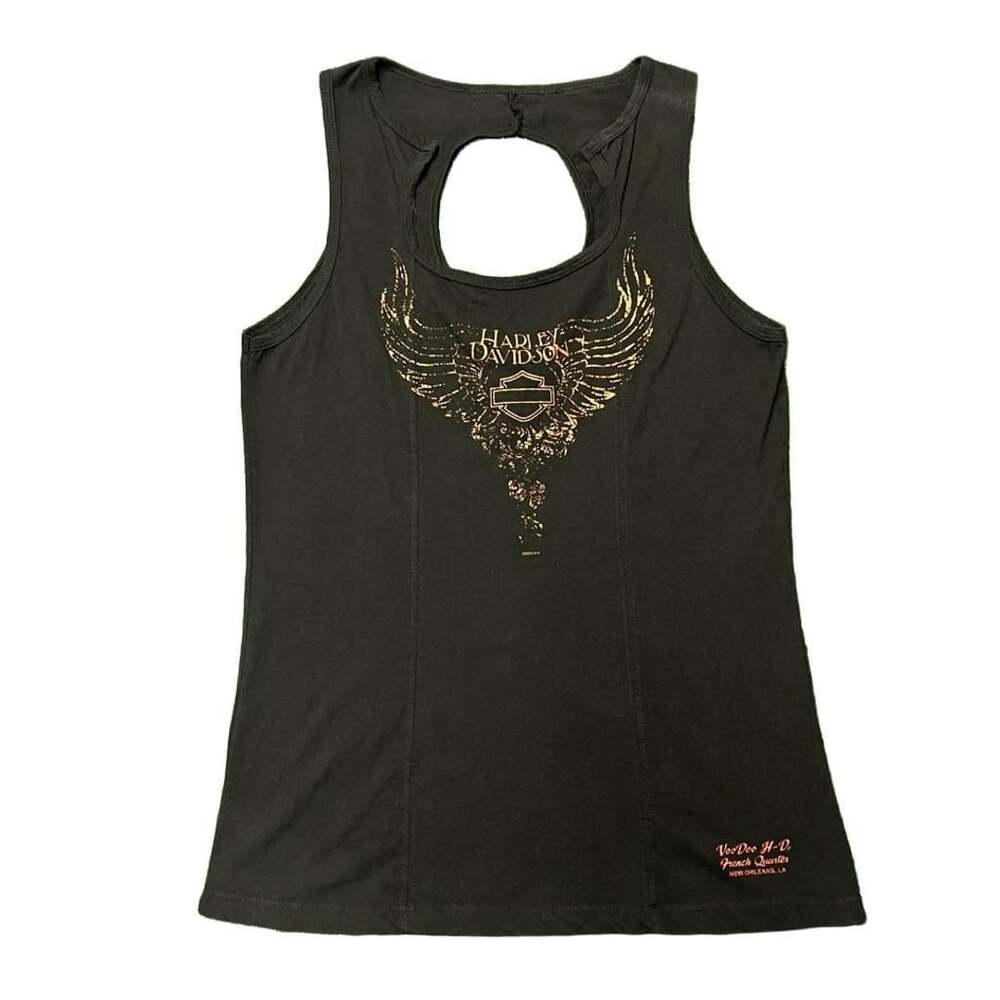 Harley-Davidson Tank Top Size XL Black VooDoo New Orleans
